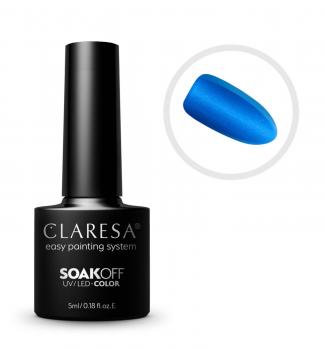 CLARESA Soak OFF UV/LED Gel Mermaid 7 - Blue, 5 ml